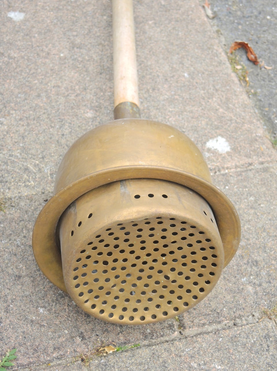 Ouderwetse koperen wasstamper / wasklok - Wasch Rasch