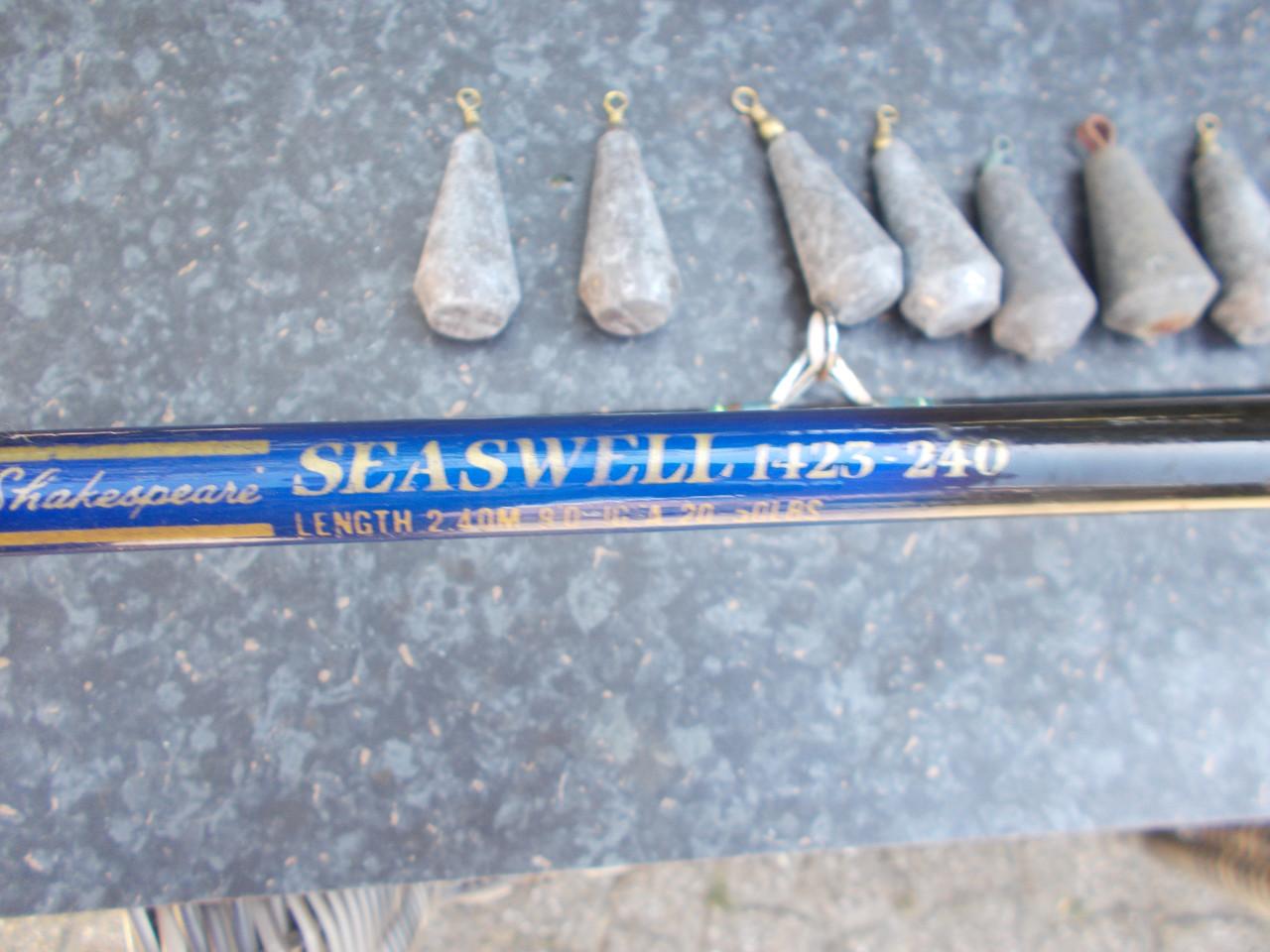 Tweedelige boothengel "Shakespeare  SEASWELL"240 cm