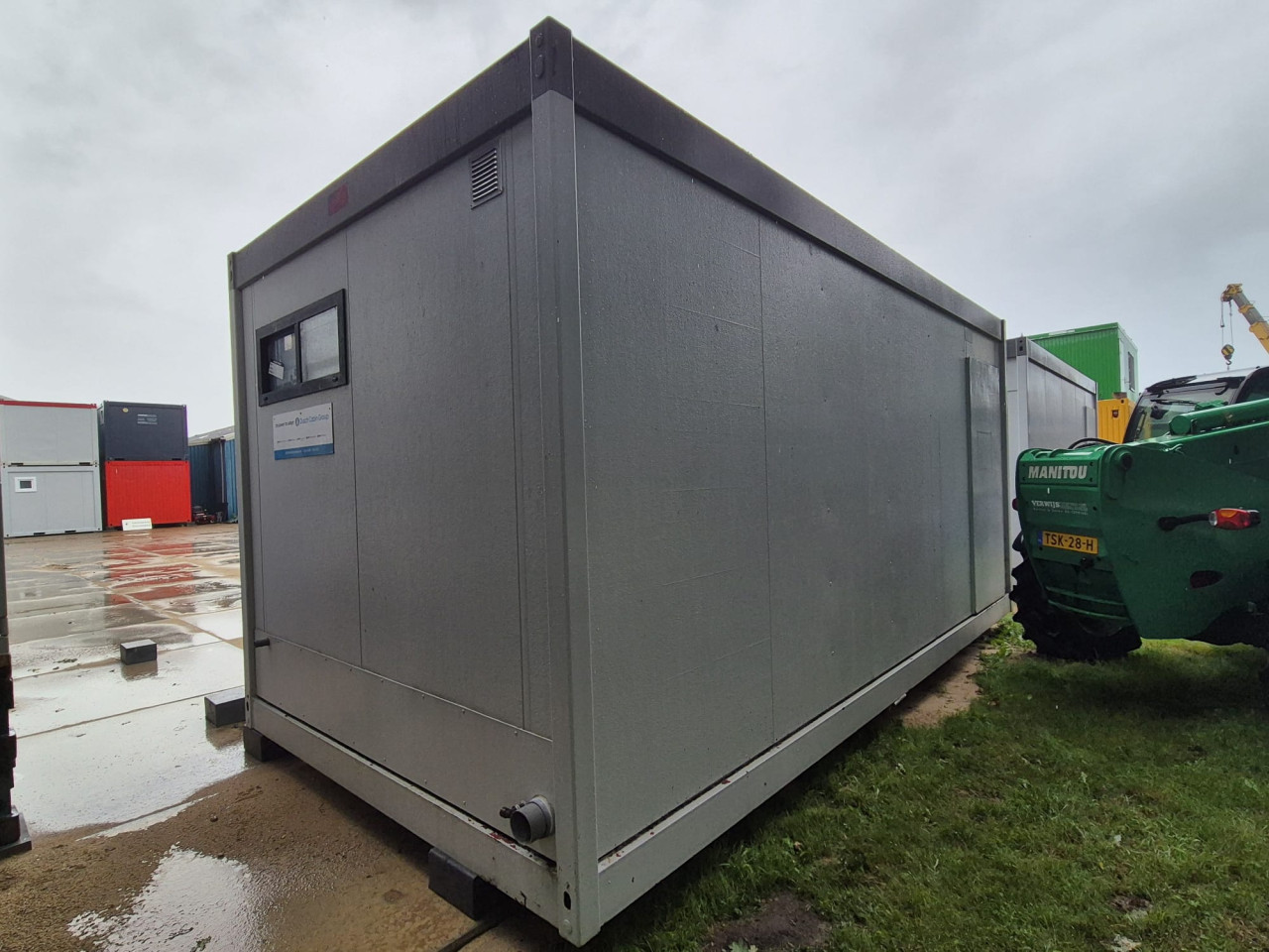 6x3m sanitair-unit / toiletunit / woonunit / camping toilet