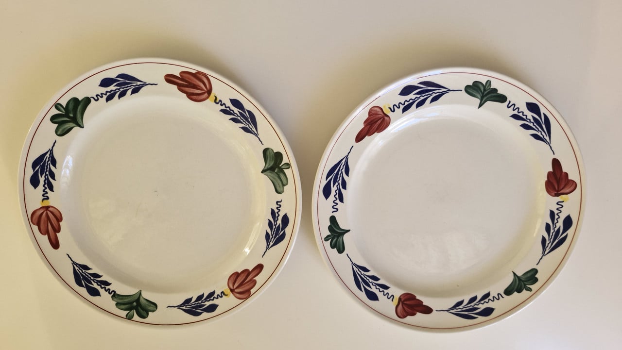 Servies boerenbont
