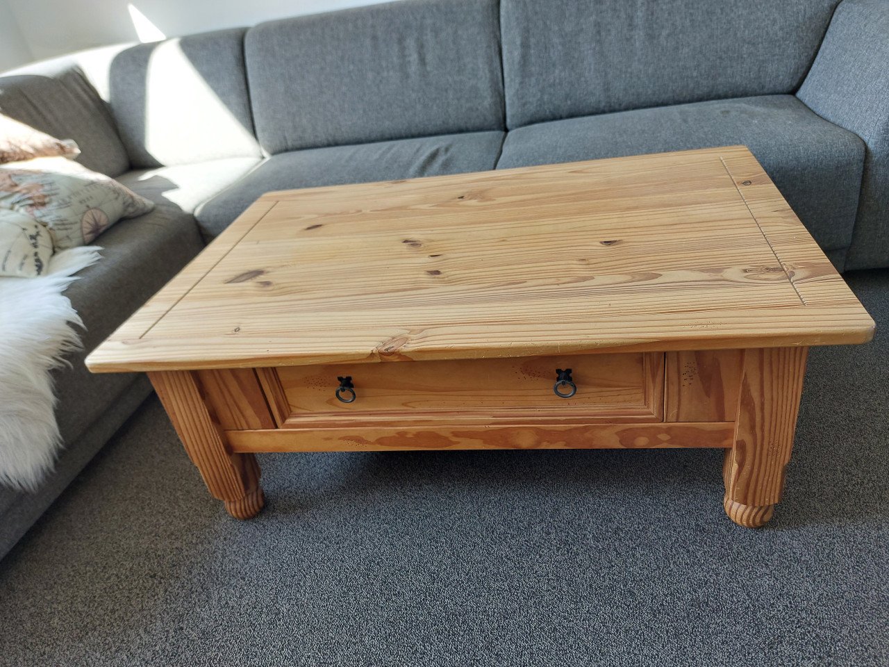 Mexicaans Grenen Dressoir + TV kast + salon tafel