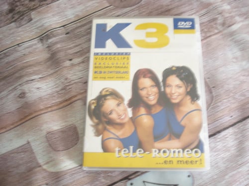 Dvd k3 tele romeo 1056-901-1650-1105-128-  € 0,00  VERLOPEN   	  5   0