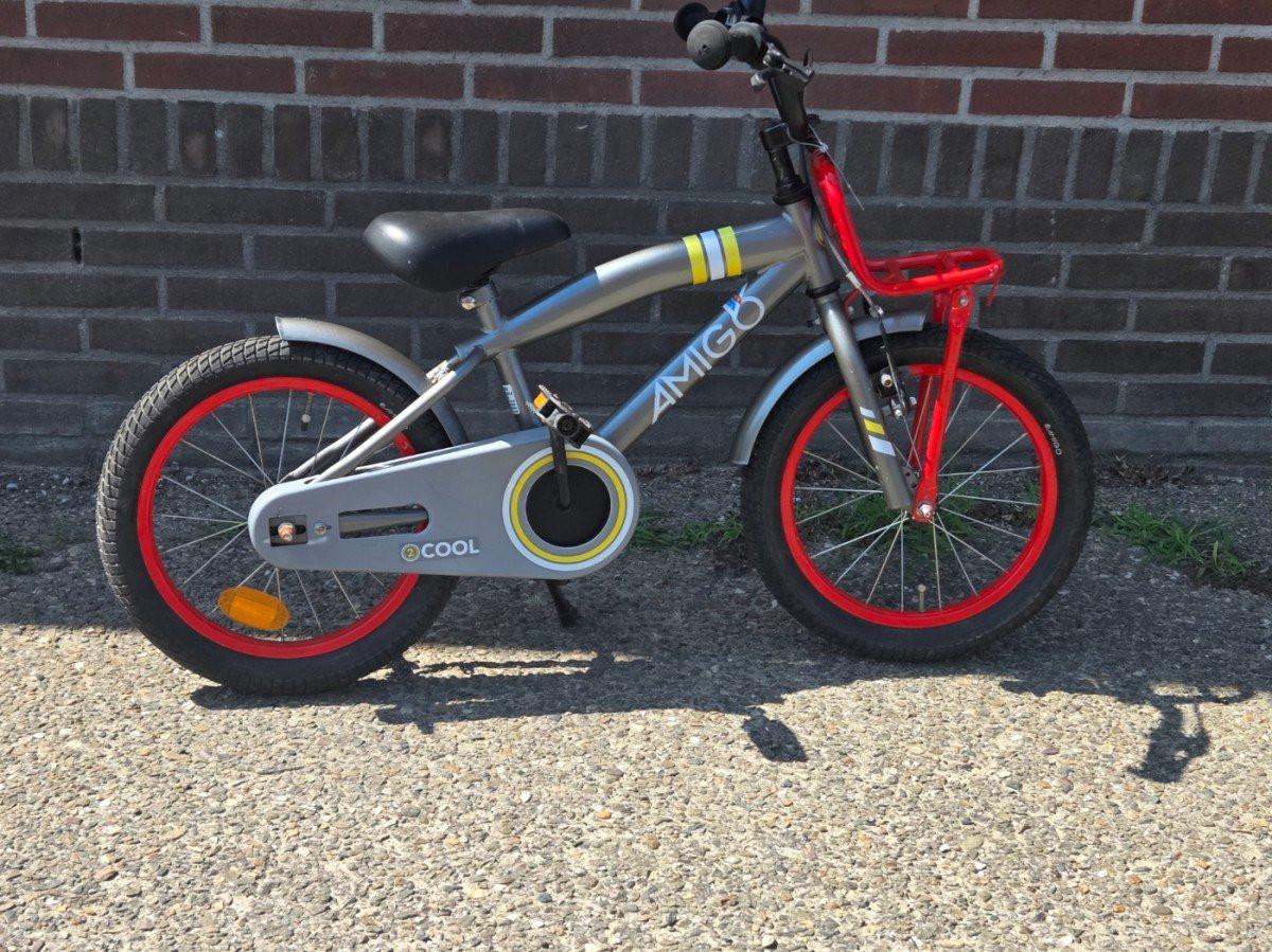 Amigo jongensfiets 16'' van 199 voor 95 inruil mogelijk