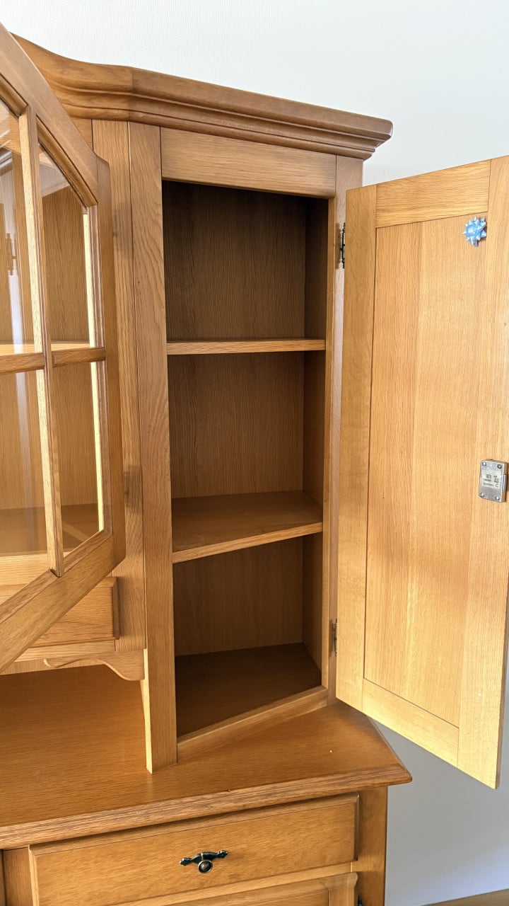 Wandmeubel blank eiken patine