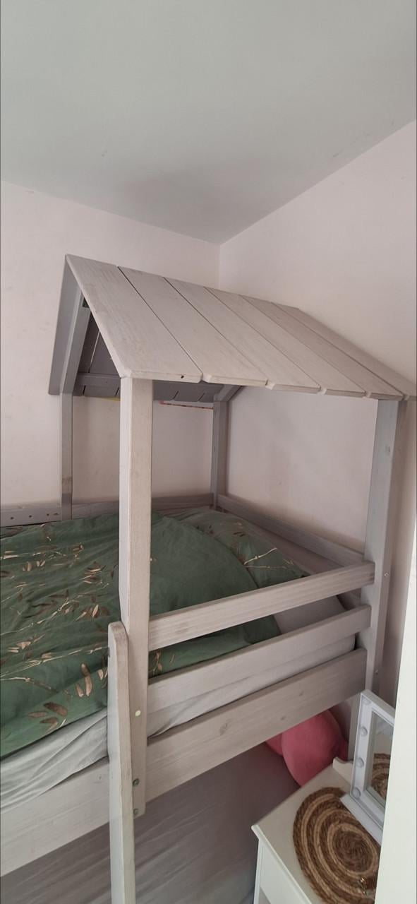 Hoogslaper bed huisje