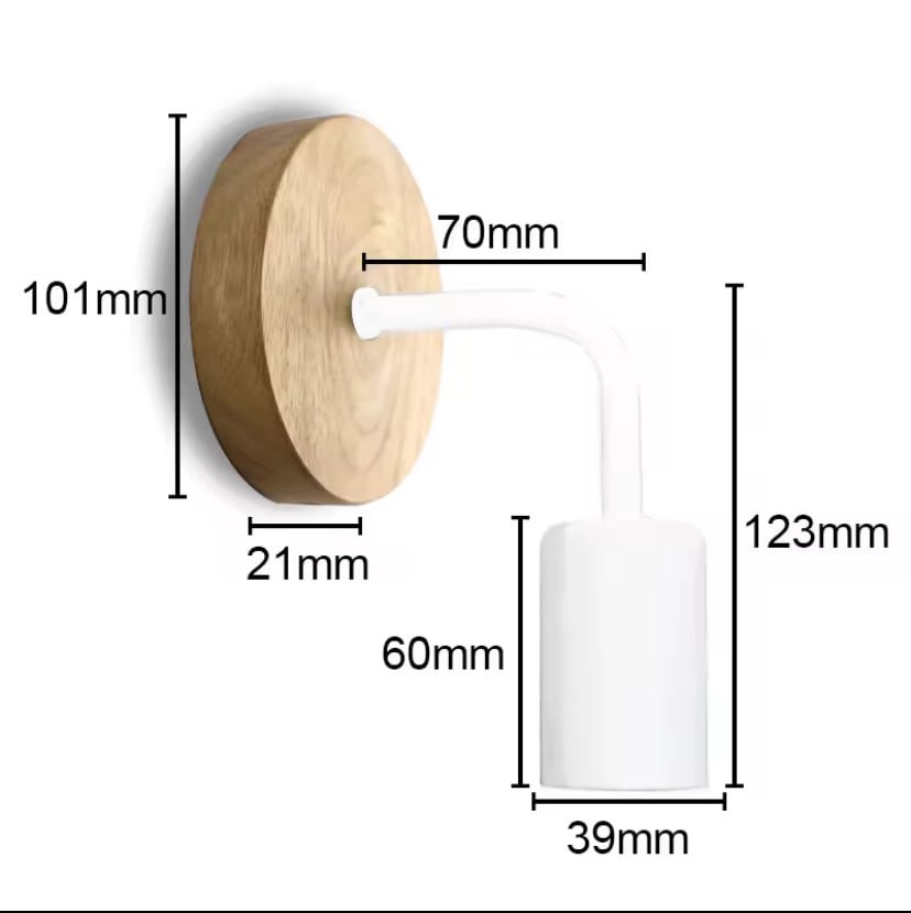 Industriële wandlamp 2x wit NIEUW