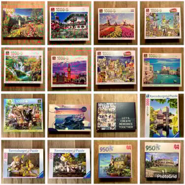 1000 stukjes puzzels
