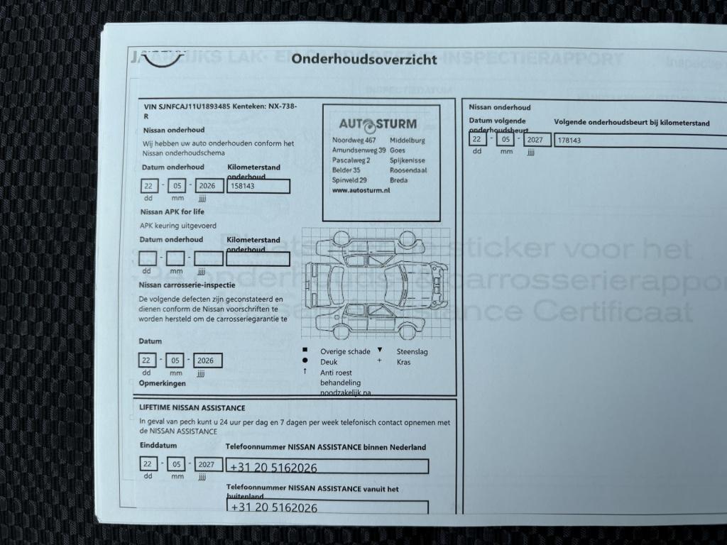 Nissan Qashqai 1.6 n-connecta | 164pk | 1500kg trekgewicht | 360* camera | 