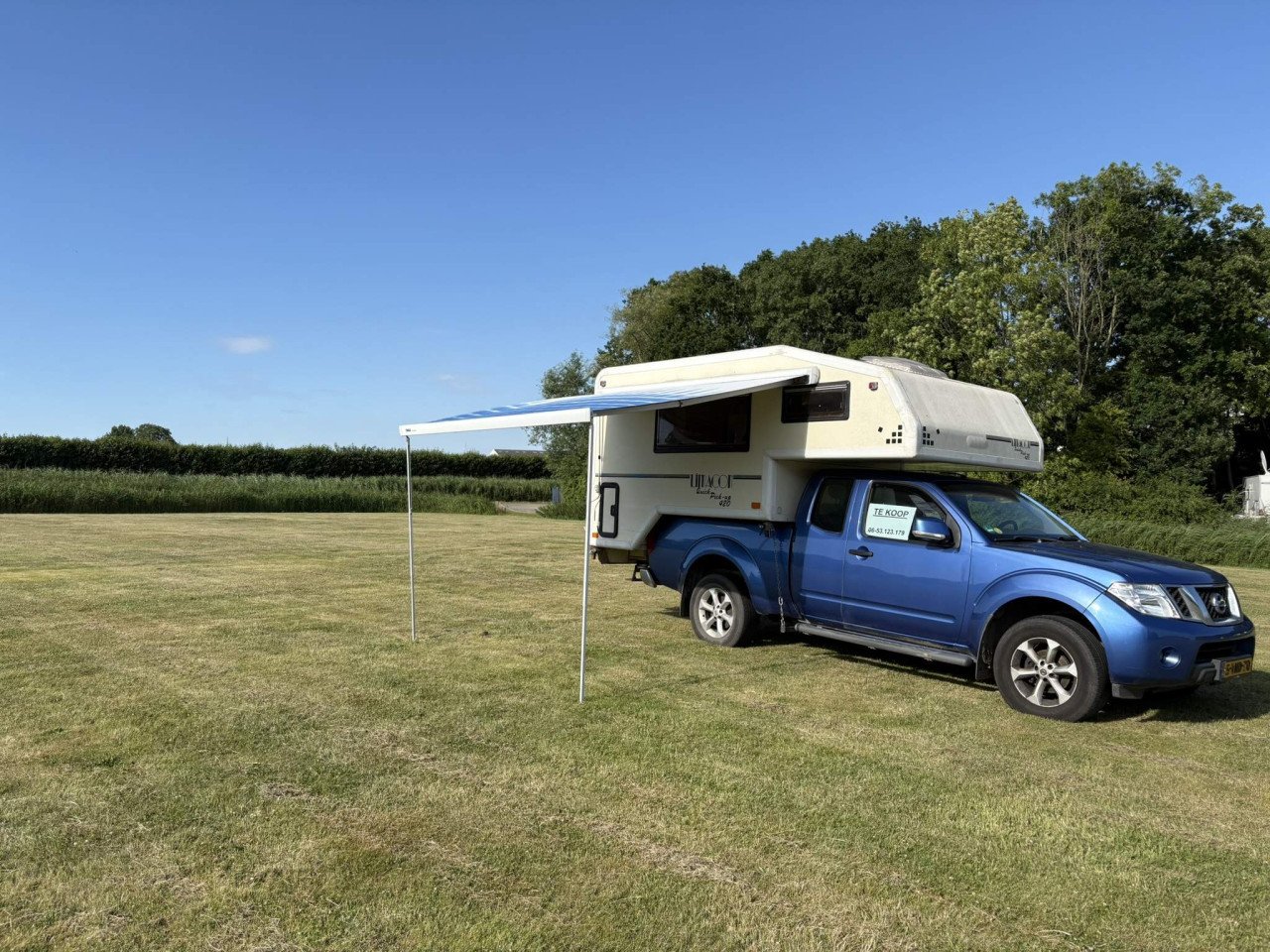 Nissan Navara met opzetcamper