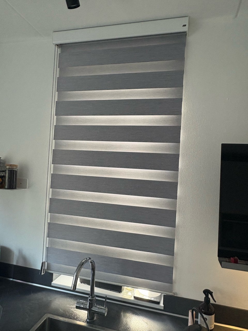 Luxaflex duo rolgordijn 2 stuks grijs