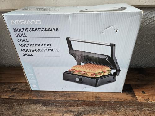 Ambiano Multifunctionele Contactgrill - Nieuw in doos
