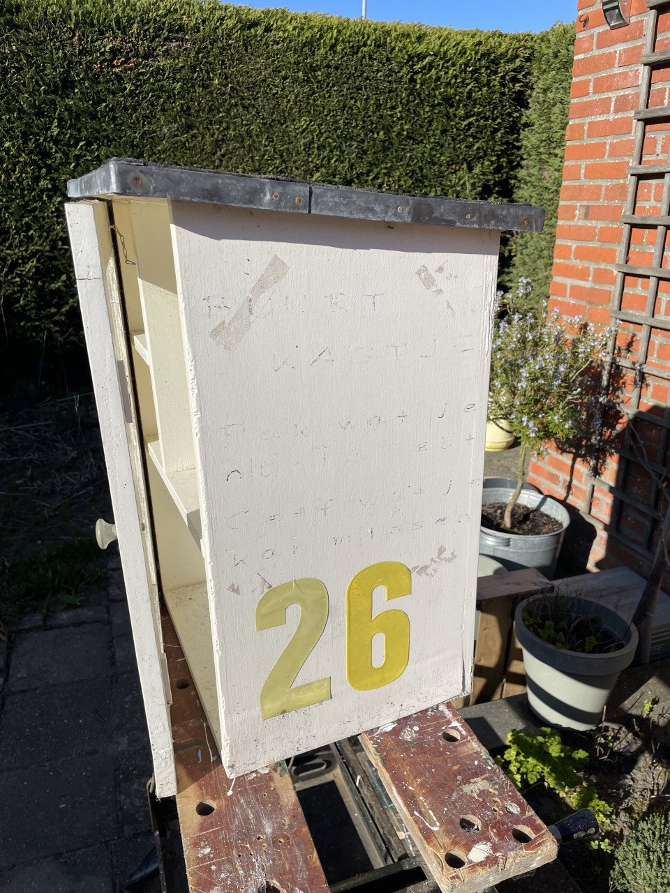 Mini Bieb/Buurt (weggeef) kastje