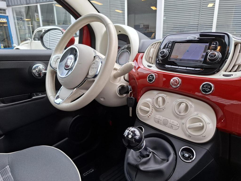 Fiat 500 twinair turbo collezione glazen schuifdak/nav/lmv