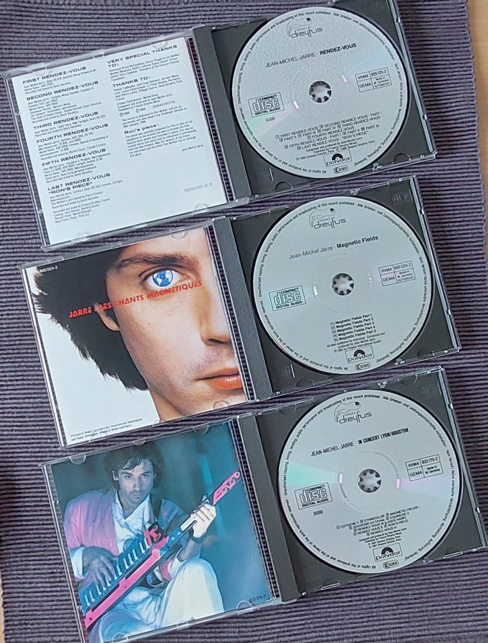 Jean Michel Jarre, 3 cd's