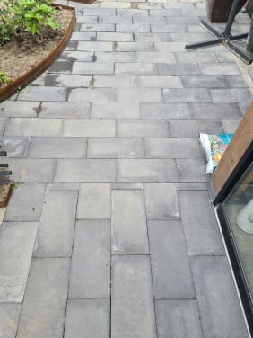 Betontegel 20x40x6 antraciet