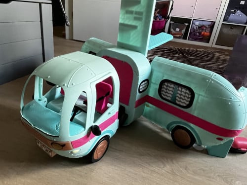 Lol glamper met extra popjes/accessoires