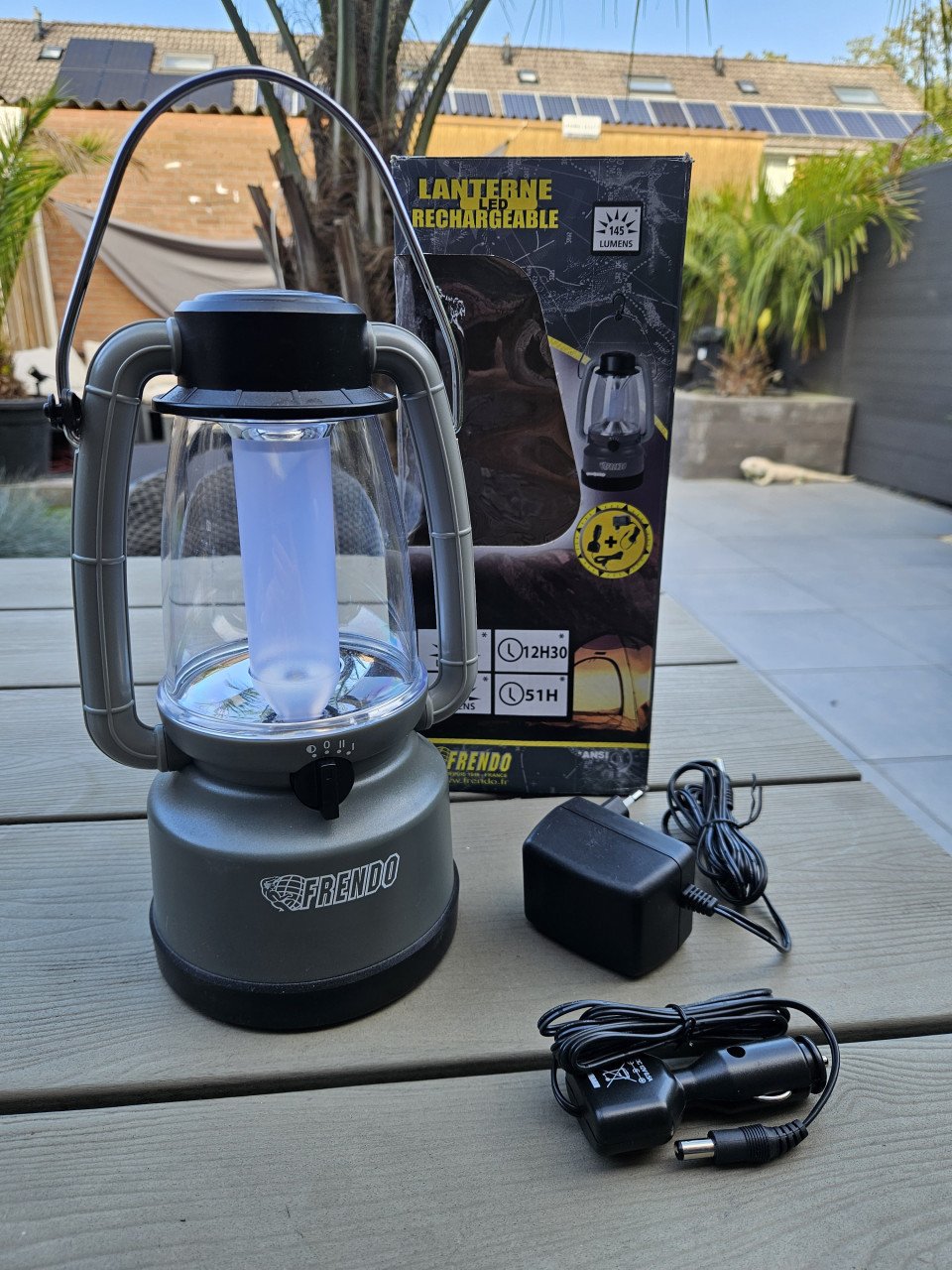 Nieuwe Frendo tuin, kampeer, outdoor lantaarn, oplaadbaar LED....