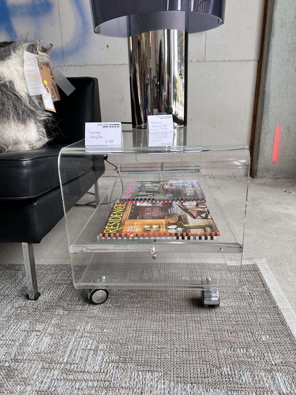 Tafel / tv meubel plexiglas