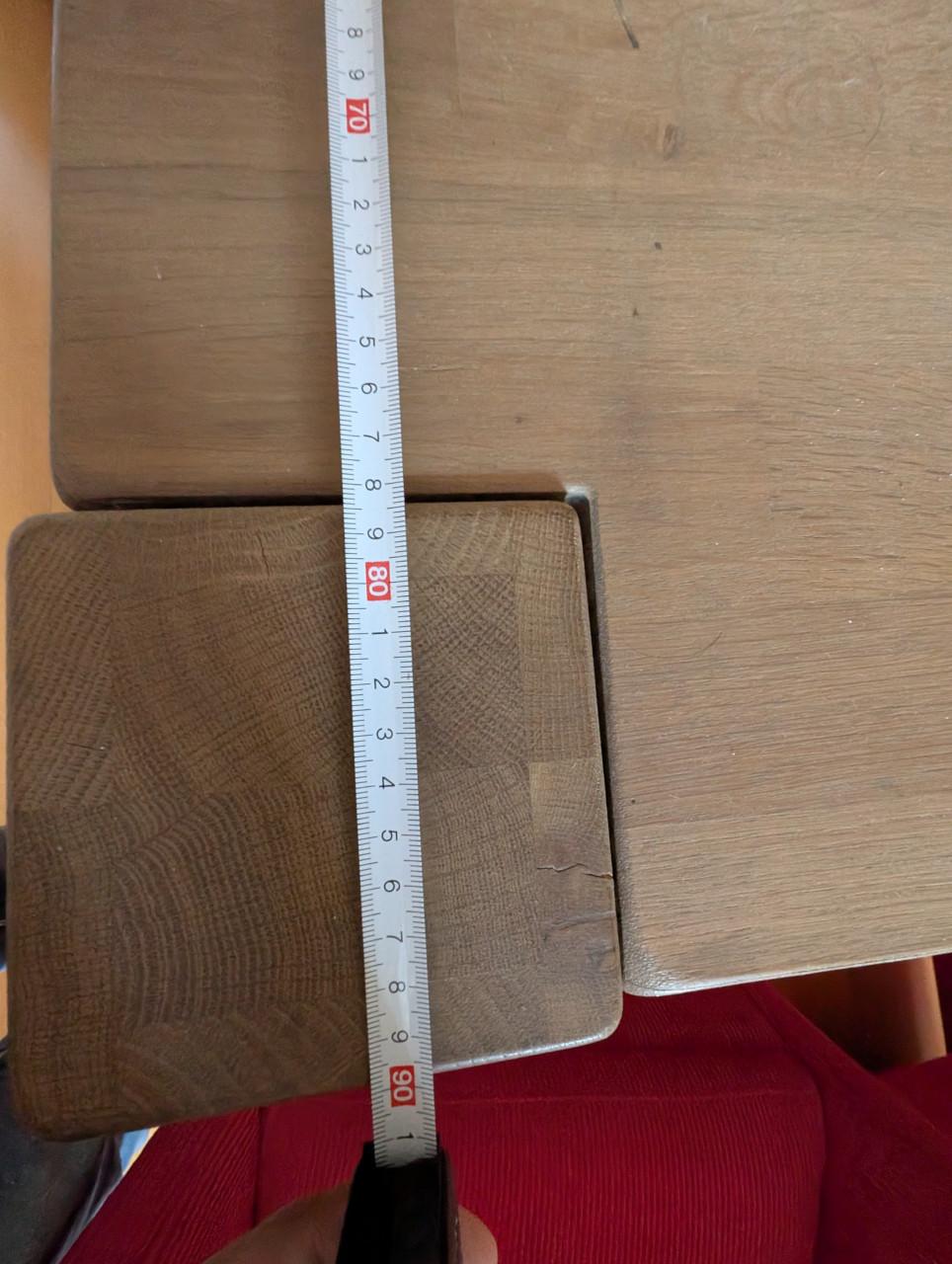 Eiken eettafel