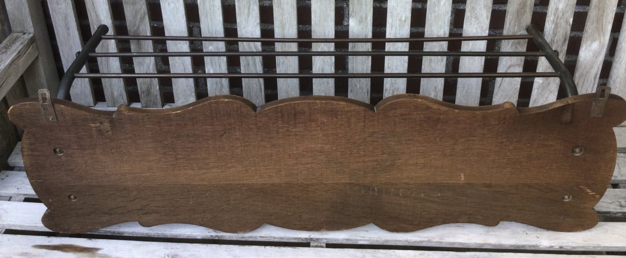 Vintage eiken kapstok