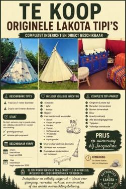 Originele lakota tipi’s