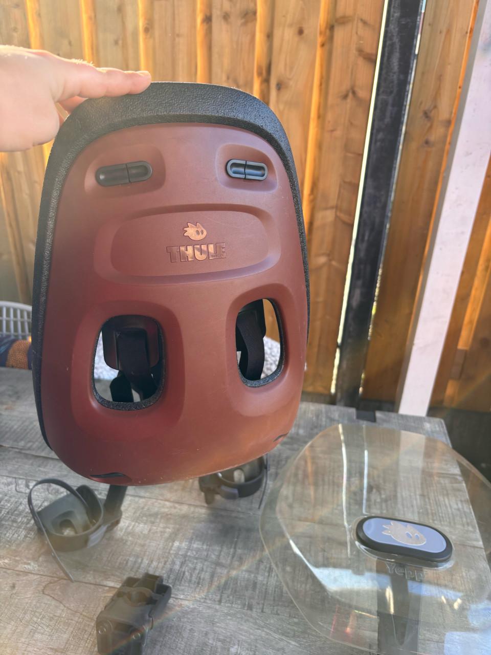 Fietsstoeltje, Thule Yepp, voorzitje met windscherm