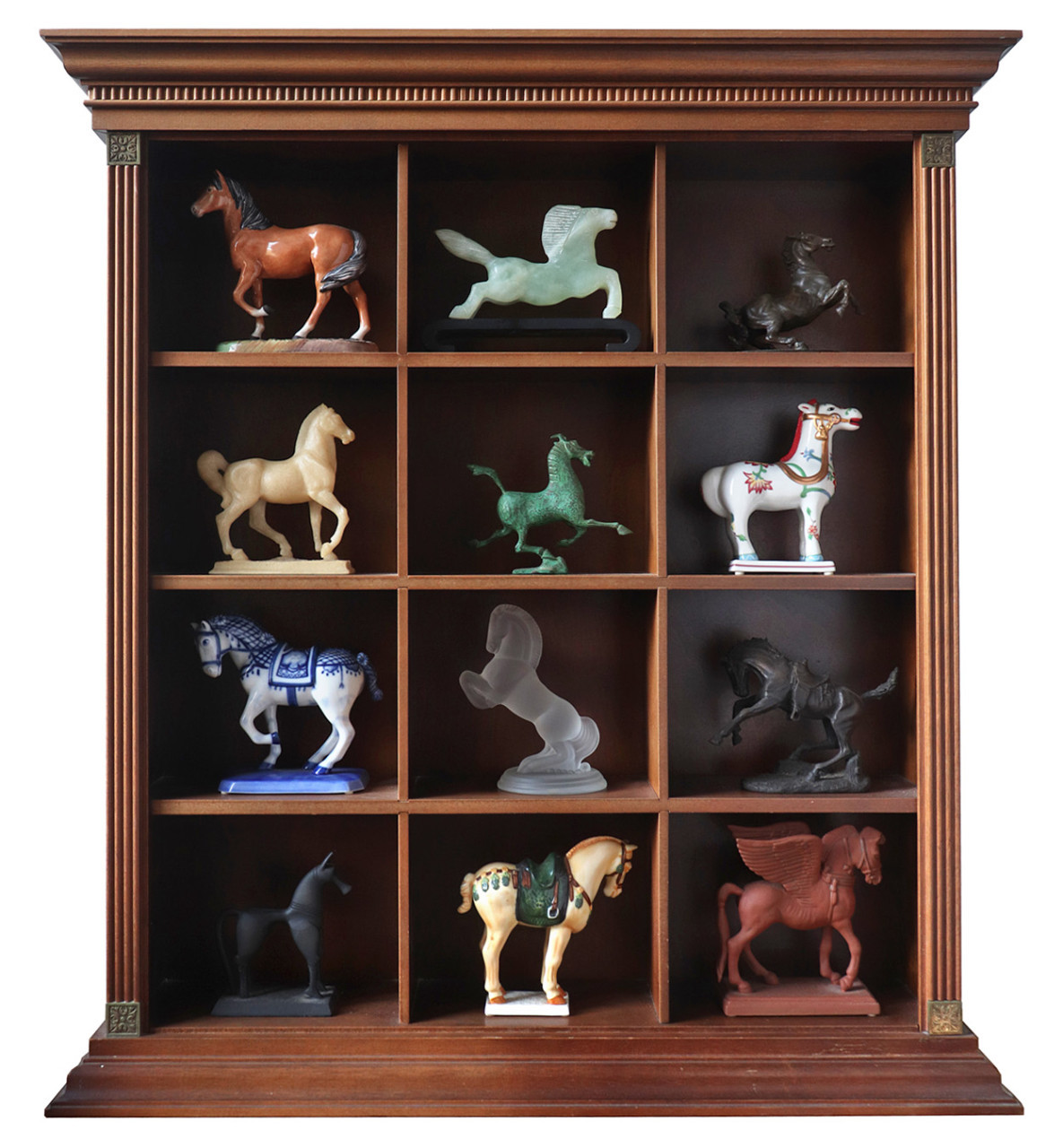 Collectie Klassieke Paardensculpturen