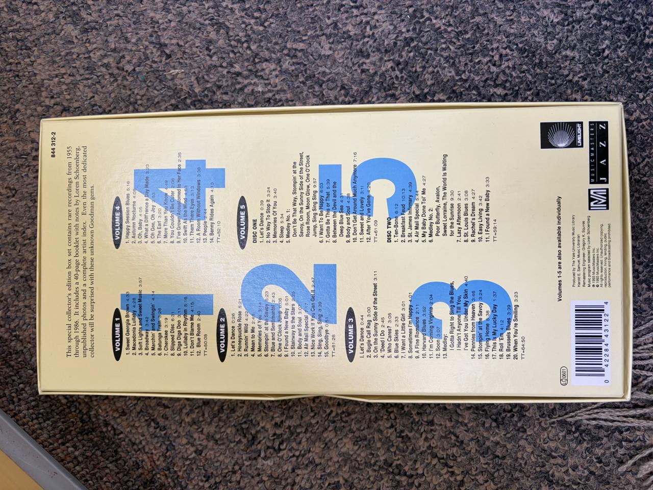 Benny Goodman zeldzame CD BOX