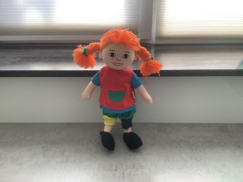 Pippi Langkous stoffen pop 30 cm