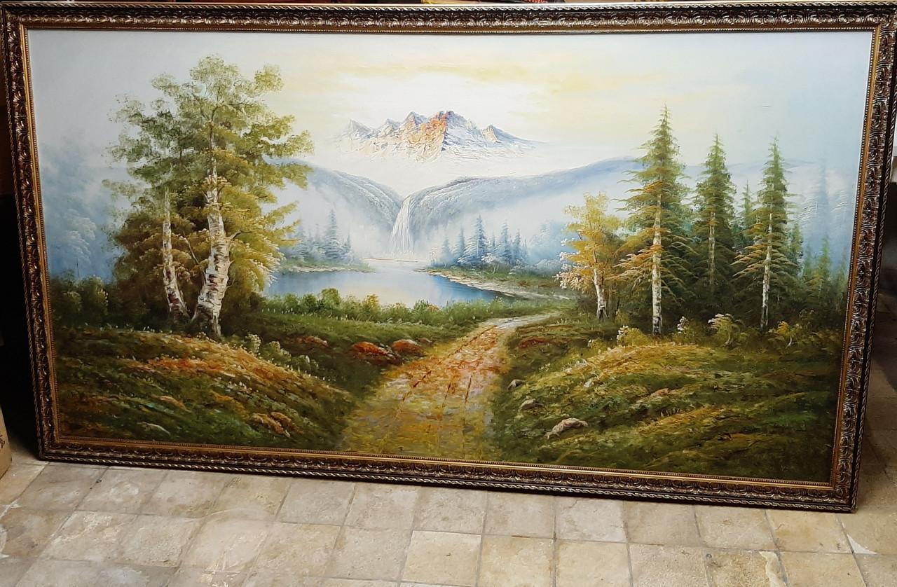 Grote schilderijen 133 x233 cm diverse afbeeldingen