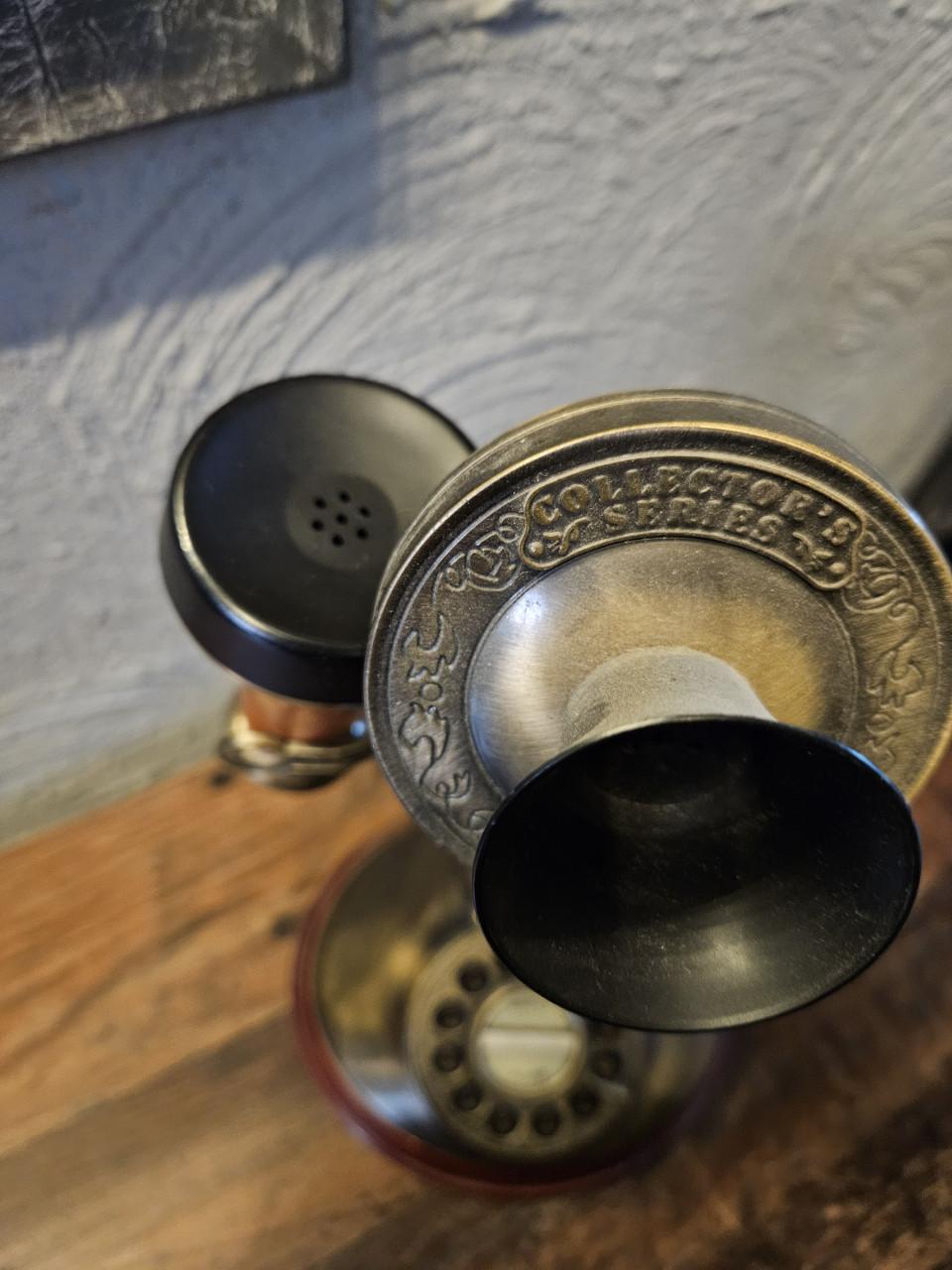 Vintage messing Telefoon - Decoratief Model met Druktoetsen
