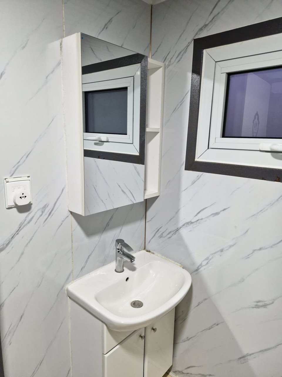 Douche-unit + 120 liter boiler