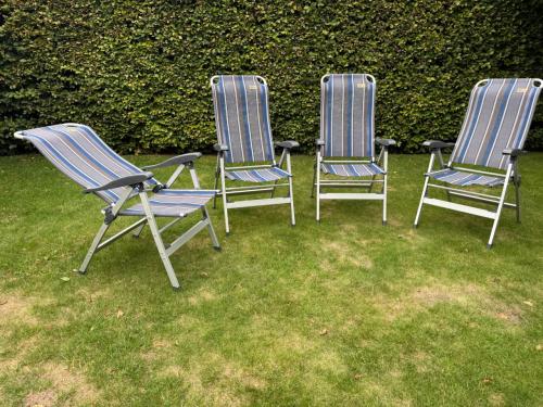 Bardani campingstoelen – 4 stuks – goede staat