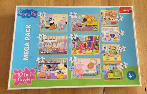 10 in 1 puzzel Peppa big