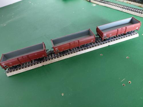 Märklin 3 open goederenwagons