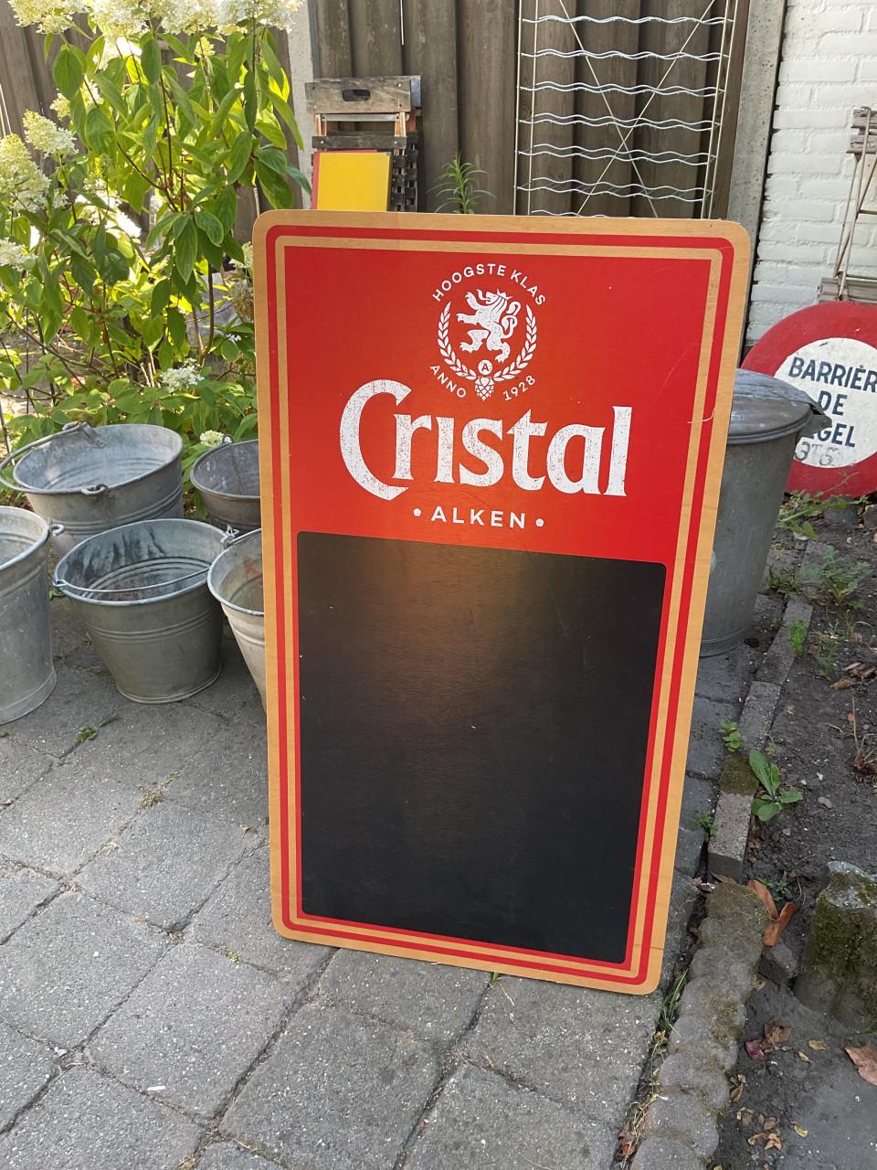 Cristal Alken bier krijtbord