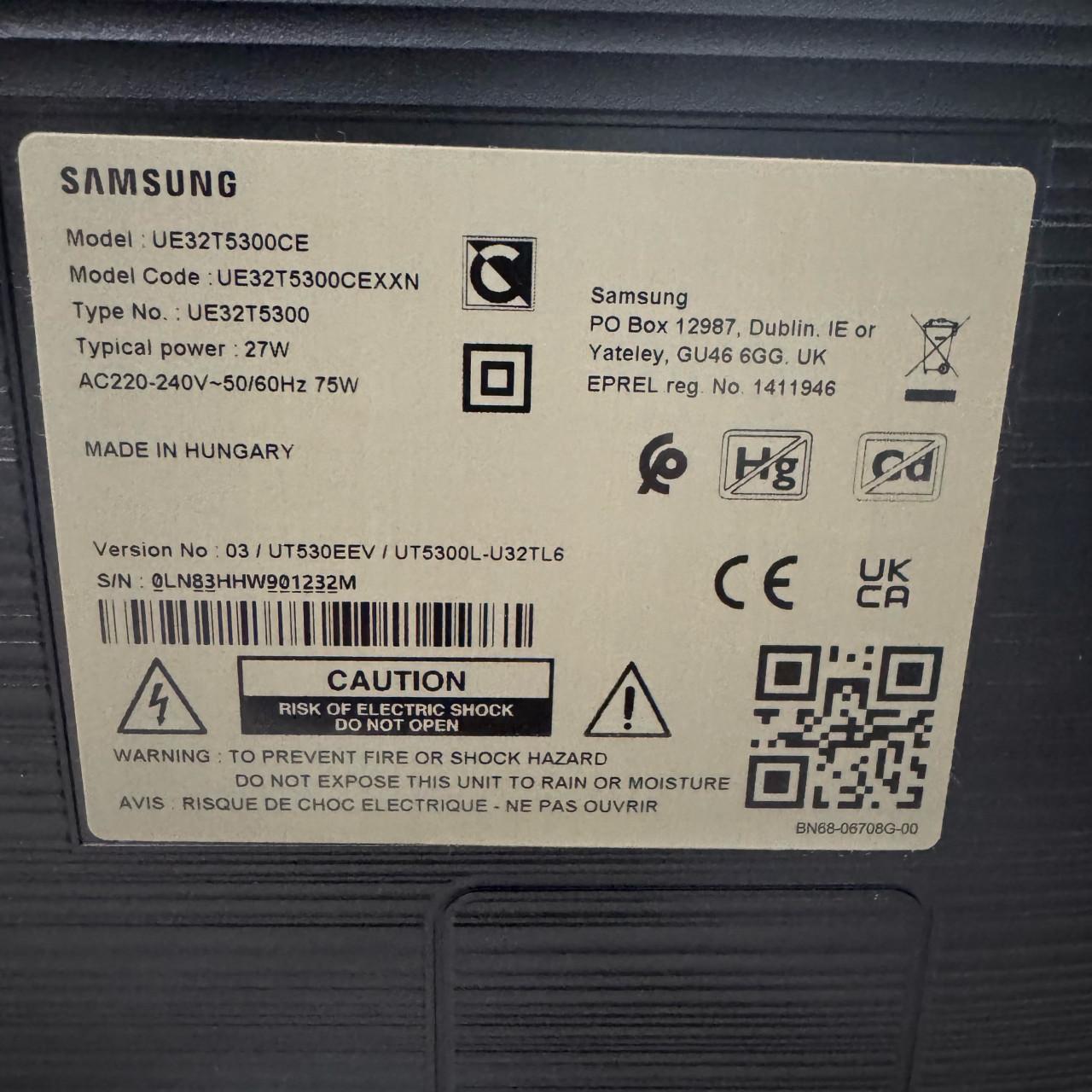 Samsung Smart TV 32 inch (81cm)