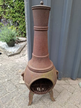 Gietijzeren terrashaard