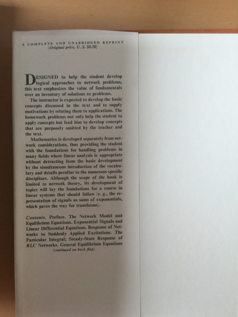 Introductory network Theory Amar G Bose