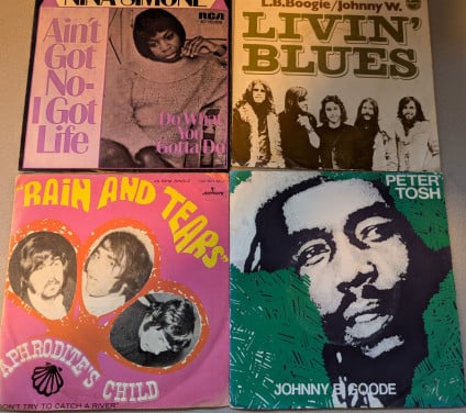 Partijtje Jukebox vinyl singles ( 16 stuks )