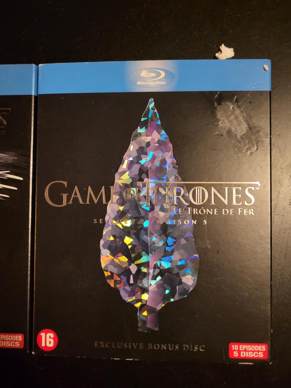 Game of thrones s4 en 5 + 8 bluerays