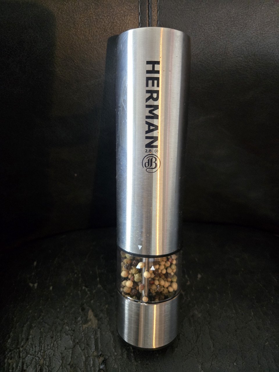 RVS Peper of Zout molen op batterijen Herman den Blijker