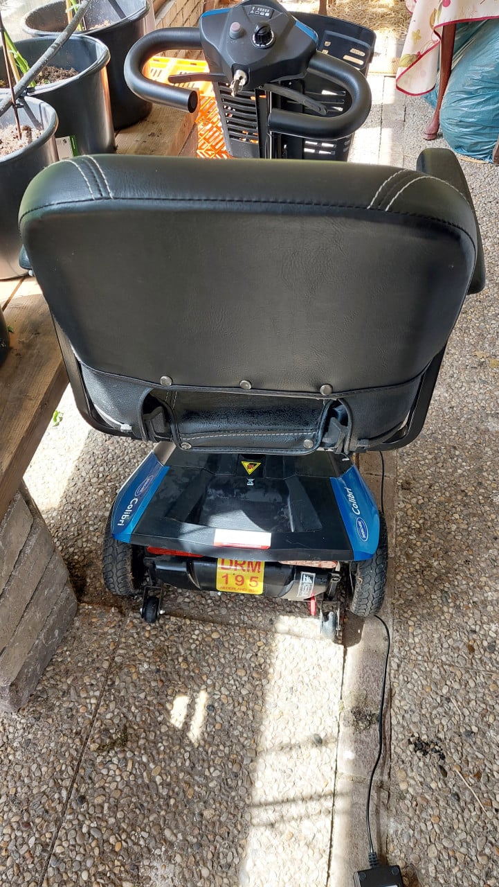 Opvouwbare scootmobiel voor binnen, buiten en op reis