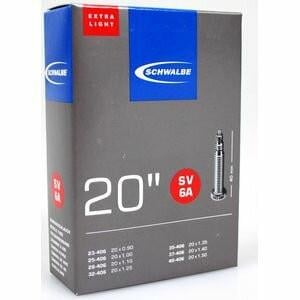 Schwalbe binnenband 20" Extra Light. SV6A 20x0.90 1.50FV40mm