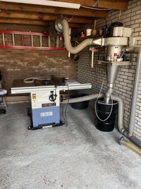 Zaagtafel (HBM) met afzuigsysteem