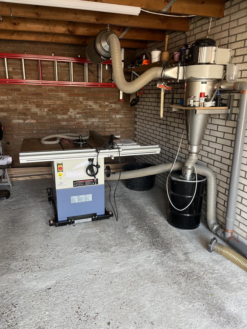 Zaagtafel (HBM) met afzuigsysteem