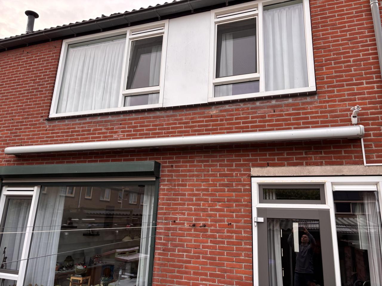 Knikscherm zonnescherm