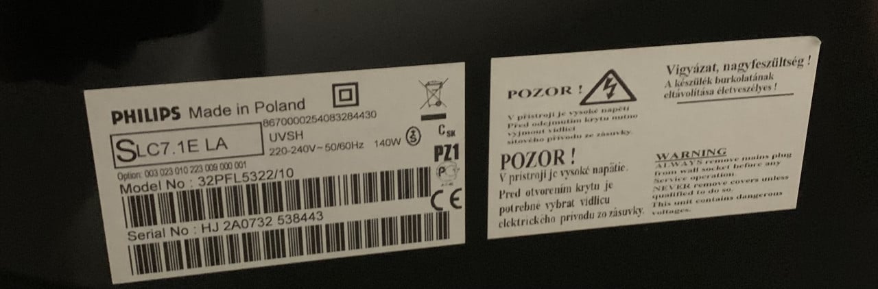 Philips televisie 32PFL5322/10