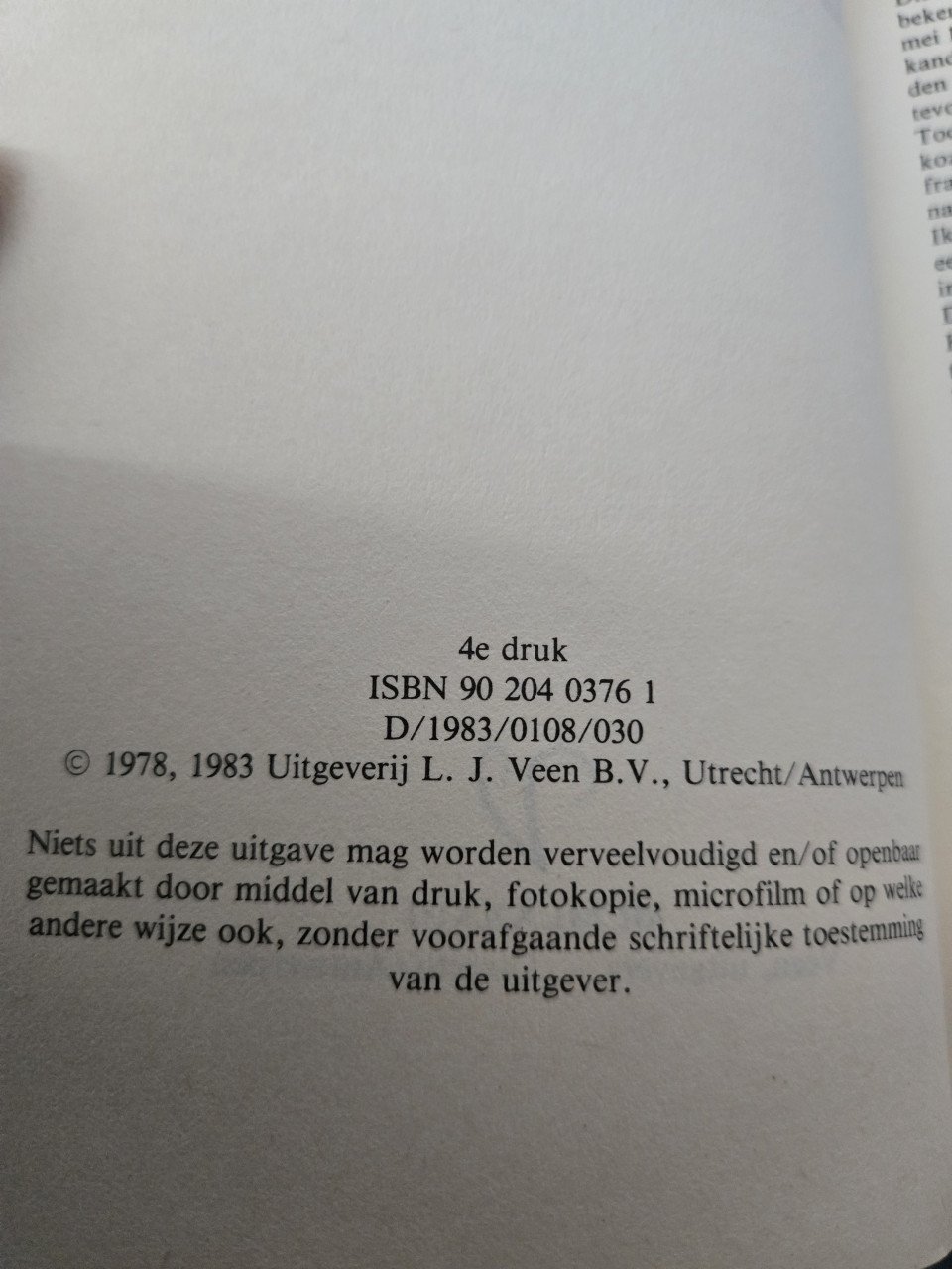 Boek : De derde kamer van Jan Terlouw 1983 4e druk
