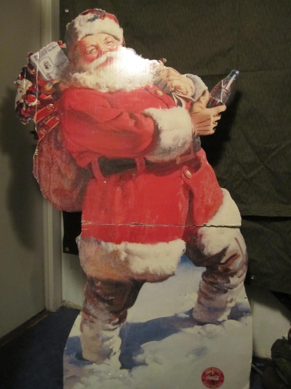 Reclame Coca Cola kerstman display